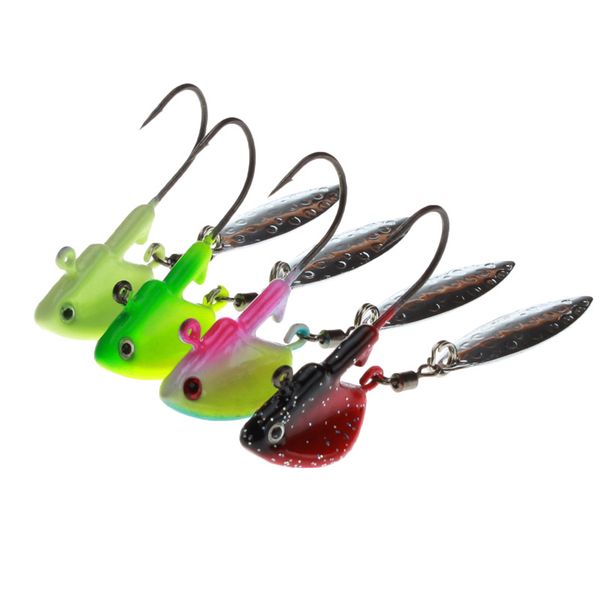 3.5g 7g 10g 14g 21g soft worms lead hook metal spinner freshwater fishing hooks 4colors grubs sponns jigs bait single hook
3.5g 7g 10g 14g 21g soft worms lead hook metal spinner freshwater fishing hooks 4colors grubs sponns jigs bait single hook
