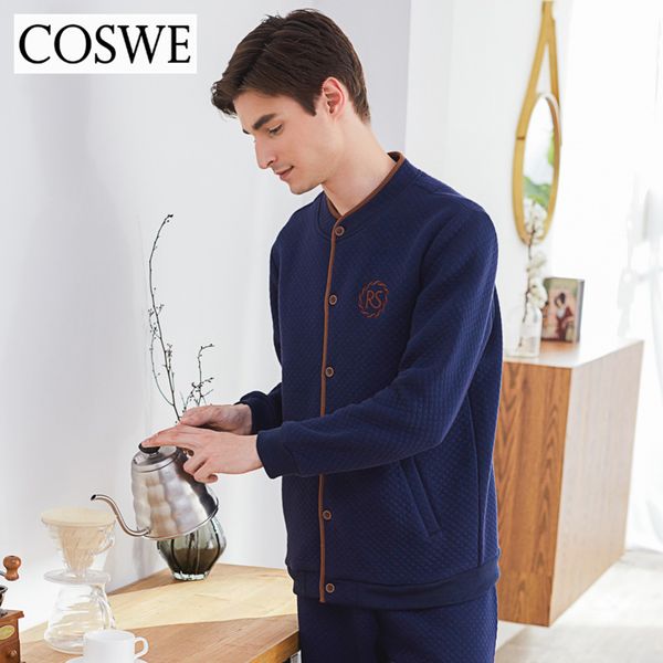 coswe new cotton winter sleepwear mens pajama sets long pijama male pajamas hommwarm mens homewear masculinos pijamas suits xxxl, Black;brown
coswe new cotton winter sleepwear mens pajama sets long pijama male pajamas hommwarm mens homewear masculinos pijamas suits xxxl, Black;brown