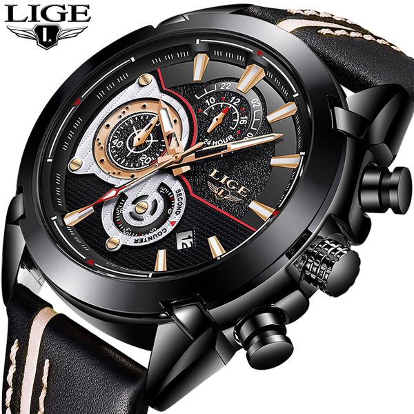 mens watches lige men's sports watch men's multi-functional waterproof quartz watch relogio masculino, Slivery;brown
mens watches lige men's sports watch men's multi-functional waterproof quartz watch relogio masculino, Slivery;brown