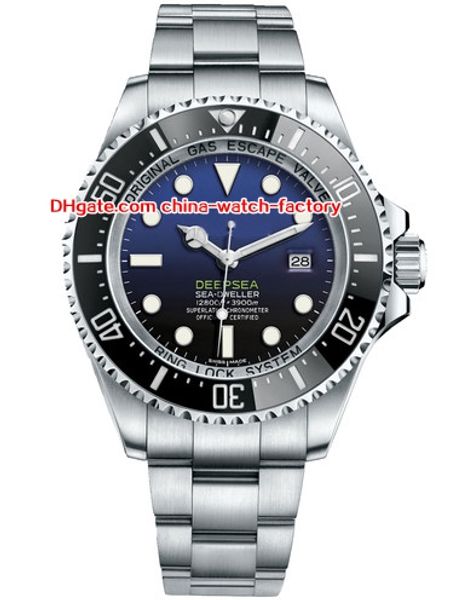 12 Style High Quality Perpetual 44mm Sea-Dweller 116660 D-Blue 40mm 116600 43mm 126600 52mm Ceramic Asia 2813 Automatic Mens Watch Watches