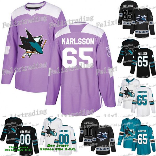 2018 Hockey Fights Cancer San Jose Sharks Erik Karlsson Evander Kane Brent Burns Joe Pavelski Joe Thornton Logan Couture Martin Jones Jersey
2018 Hockey Fights Cancer San Jose Sharks Erik Karlsson Evander Kane Brent Burns Joe Pavelski Joe Thornton Logan Couture Martin Jones Jersey