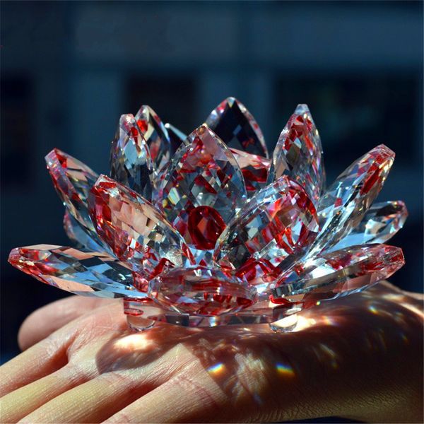 

хрустальное стекло 80 мм цветок лотоса натуральные камни и минералы фэн-шуй сфера кристаллы цветы для свадьбы реквизит сувениры