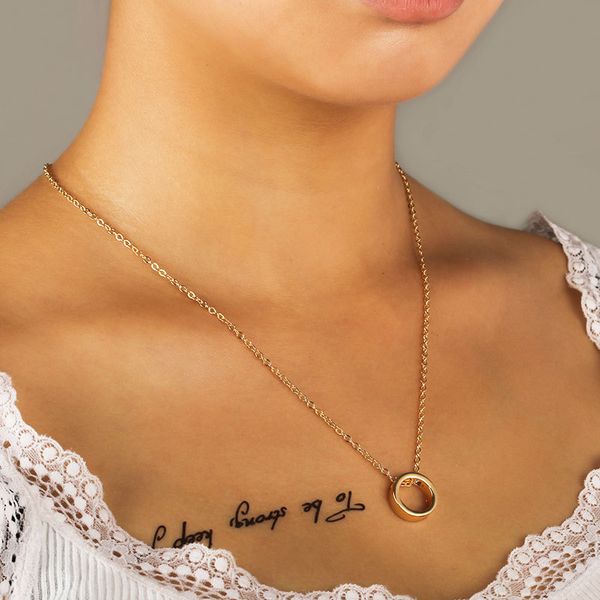 circle alloy pendant necklace women gold silver black color circle necklace fashion jewelry valentines day gift
circle alloy pendant necklace women gold silver black color circle necklace fashion jewelry valentines day gift