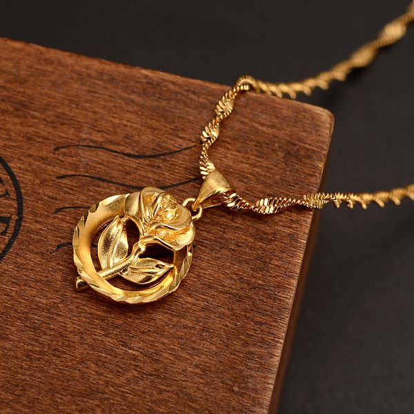 dubai pendant women pendant necklace 24k fine solid yellow gold gf girls party jewelry africa/arabrose sweetheart rose flower gifts, Silver
dubai pendant women pendant necklace 24k fine solid yellow gold gf girls party jewelry africa/arabrose sweetheart rose flower gifts, Silver
