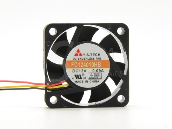 y.s.tech fd124010hb 12v 0.09a 4cm winds dual ball bearing cooling fan 
y.s.tech fd124010hb 12v 0.09a 4cm winds dual ball bearing cooling fan