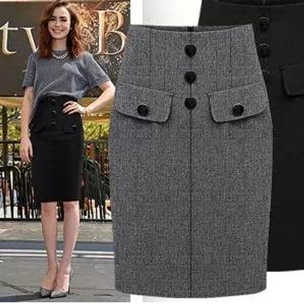woolen new arrival solid color high waist woolen skirt slim bust slim hip step skirt, Black
woolen new arrival solid color high waist woolen skirt slim bust slim hip step skirt, Black