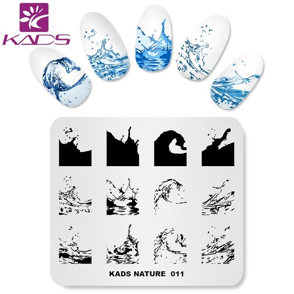 kads nature 011 overprint nail stamping plate water waves sea designs layered stamp template nail art manicure plate tools, White
kads nature 011 overprint nail stamping plate water waves sea designs layered stamp template nail art manicure plate tools, White