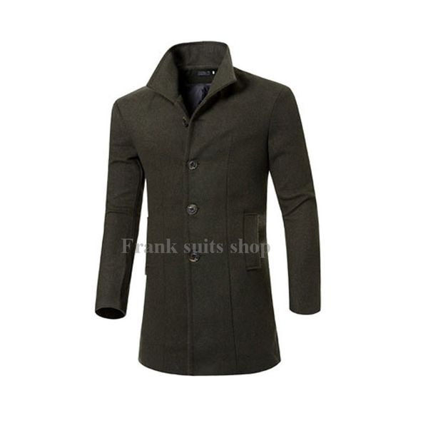 2017 custom-made men long woolen coat fashion autumn winter slim trench jacketsa turn down collar wool jacket outwear overcoat, Black
2017 custom-made men long woolen coat fashion autumn winter slim trench jacketsa turn down collar wool jacket outwear overcoat, Black