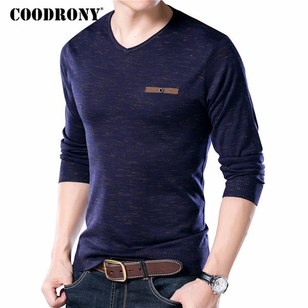 coodrony sweater men clothes 2018 new autumn thin pull homme cotton pullover sweaters men casual v-neck shirt jersey hombre 8124, White;black
coodrony sweater men clothes 2018 new autumn thin pull homme cotton pullover sweaters men casual v-neck shirt jersey hombre 8124, White;black
