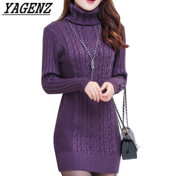 thicken turtleneck sweater medium long pullover women clothing autumn winter new solid loose knit warm sweater female casual top, White;black
thicken turtleneck sweater medium long pullover women clothing autumn winter new solid loose knit warm sweater female casual top, White;black