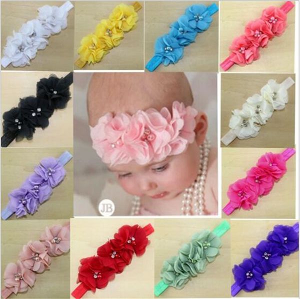 Gril baby 3 flowers hair bands pearl Crystal Chiffon flower combination set Elastic Headbands Headwear head band Hair Accessories R081
Gril baby 3 flowers hair bands pearl Crystal Chiffon flower combination set Elastic Headbands Headwear head band Hair Accessories R081