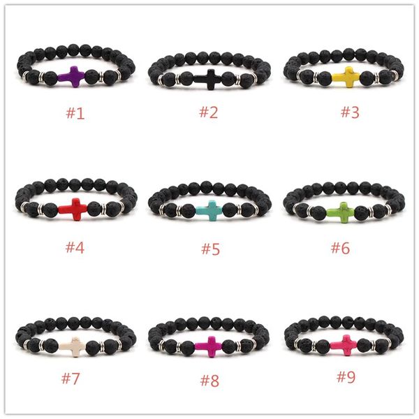 8mm natural black lava stone cross cham bracelet diy essential oil diffuser bracelet for women yoga jewelry
8mm natural black lava stone cross cham bracelet diy essential oil diffuser bracelet for women yoga jewelry