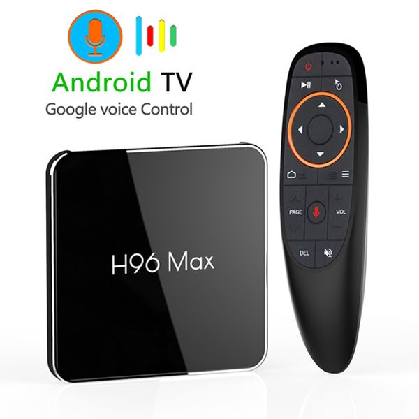 

H96 MAX X2 Google Voice Control Android 8.1 Smart TV Box 4 ГБ оперативной памяти 32 ГБ ROM Set Top Box 2.4 G / 5G Wifi Bluetooth Netflix 3D Home Media Player