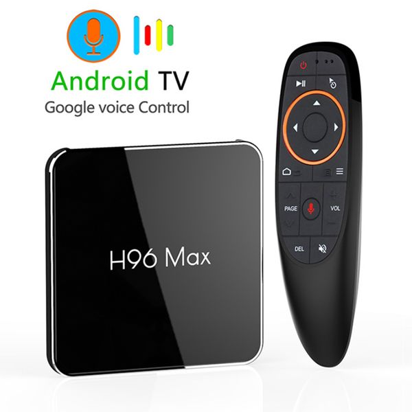 H96 MAX X2 Google Voice Control Android 8.1 Smart TV Box 4 ГБ оперативной памяти 32 ГБ ROM Set Top Box 2.4 G / 5G Wifi Bluetooth Netflix 3D Home Media Player
H96 MAX X2 Google Voice Control Android 8.1 Smart TV Box 4 ГБ оперативной памяти 32 ГБ ROM Set Top Box 2.4 G / 5G Wifi Bluetooth Netflix 3D Home Media Player