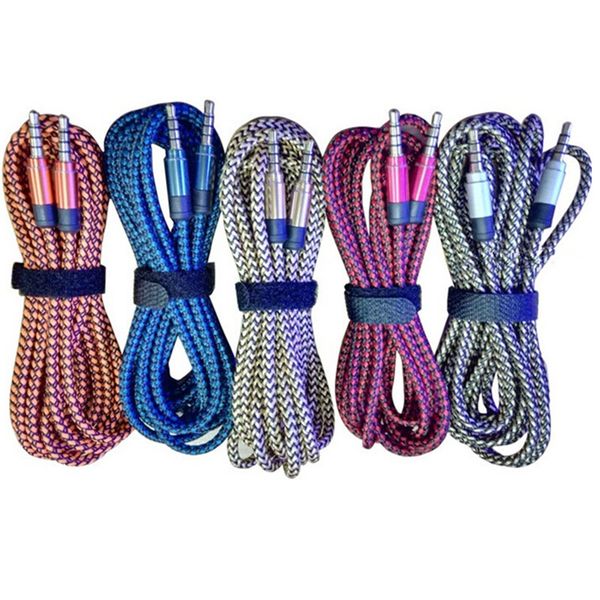 braided weave aux audio cable 5ft 1.5m 3.5mm male stereo audio extendtion cables for cell phones mp3 speaker tablet
braided weave aux audio cable 5ft 1.5m 3.5mm male stereo audio extendtion cables for cell phones mp3 speaker tablet
