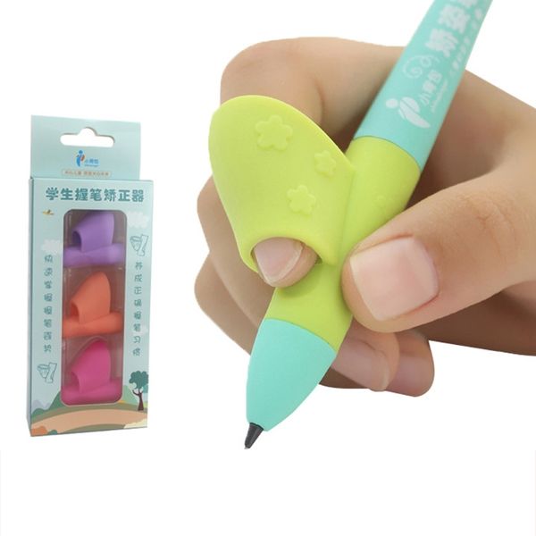 3pcs children pencil holder pen writing aid grip posture correction device too jul-19a, Black;red
3pcs children pencil holder pen writing aid grip posture correction device too jul-19a, Black;red