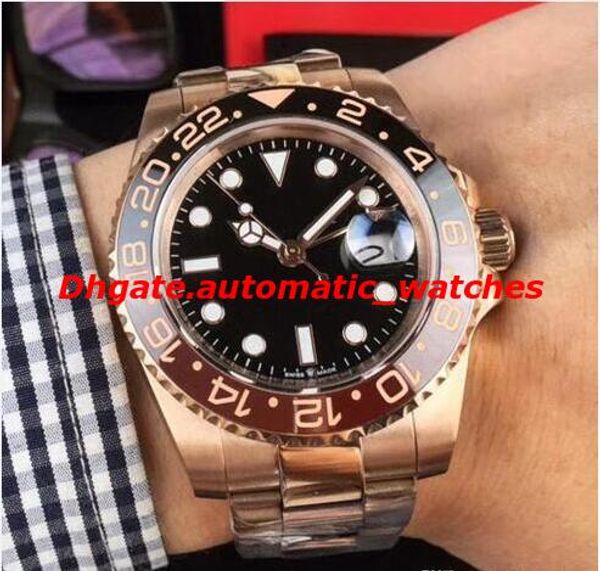 2 style 2019 new model 126715chnr 126715 gmt ii cerachrom black - brown bezel 40mm automatic rose gold men watch watches, Slivery;brown
2 style 2019 new model 126715chnr 126715 gmt ii cerachrom black - brown bezel 40mm automatic rose gold men watch watches, Slivery;brown