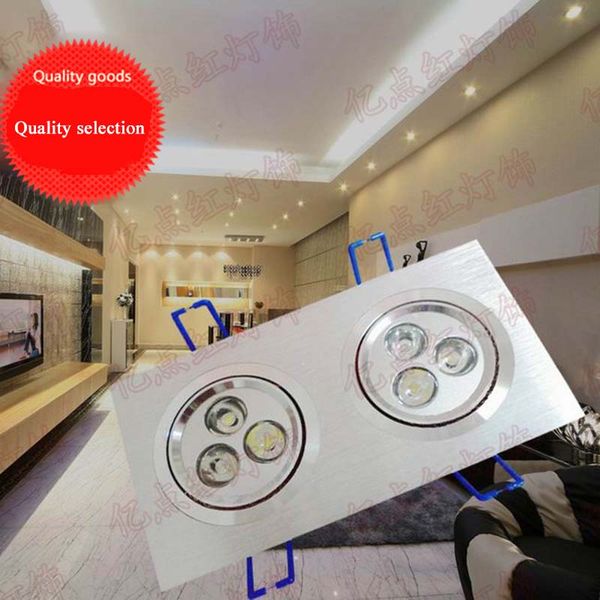 Living Room LED Spotlight Square Downlight 6W LED Grille Light 9W for Supermarket Shopping Mall Clothing Store
Living Room LED Spotlight Square Downlight 6W LED Grille Light 9W for Supermarket Shopping Mall Clothing Store