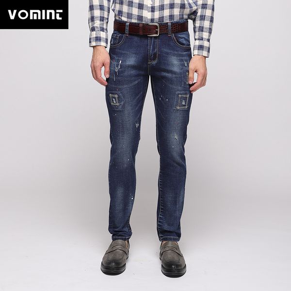 2018 new mens classic casual jeans elasticity cotton stretch denim pants slim regular fit business trousers yb9903, Blue
2018 new mens classic casual jeans elasticity cotton stretch denim pants slim regular fit business trousers yb9903, Blue