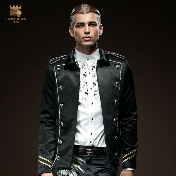 hipping men's new fashion casual 2015 autumn winter metrosexual black double breasted lapel jacket 510036 custom-made, White;black
hipping men's new fashion casual 2015 autumn winter metrosexual black double breasted lapel jacket 510036 custom-made, White;black