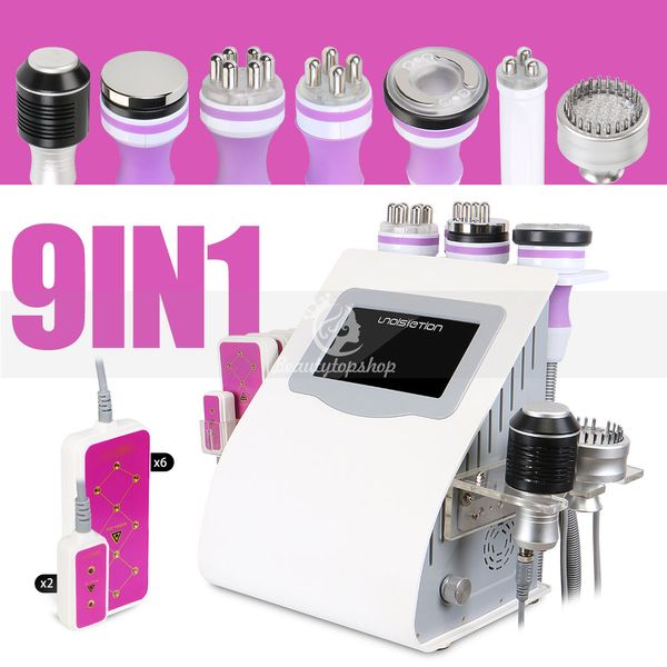 salon spa use 9 in 1 unoisetion cavitation slimming vacuum rf lipo laser bio pn facial care machine
salon spa use 9 in 1 unoisetion cavitation slimming vacuum rf lipo laser bio pn facial care machine