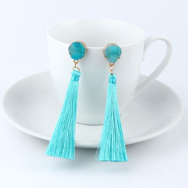 chic fashion resin druzy drusy earrings for women jewelery long tassel pendiente dangle earings wedding party christmas gift, Silver
chic fashion resin druzy drusy earrings for women jewelery long tassel pendiente dangle earings wedding party christmas gift, Silver