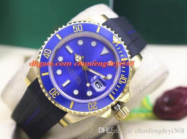 2019 luxury watch factory 116618 rubber bracelet blue ceramic 40mm automatic movement men watches new arrival, Slivery;brown
2019 luxury watch factory 116618 rubber bracelet blue ceramic 40mm automatic movement men watches new arrival, Slivery;brown