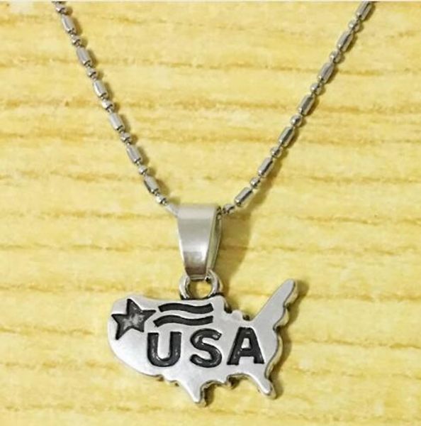10 шт. / лот горячие sale2018 новое прибытие кулон ожерелье прямая поставка сша ожерелье цепь подвеска шарм для американского флага ювелирны, Silver
10 шт. / лот горячие sale2018 новое прибытие кулон ожерелье прямая поставка сша ожерелье цепь подвеска шарм для американского флага ювелирны, Silver