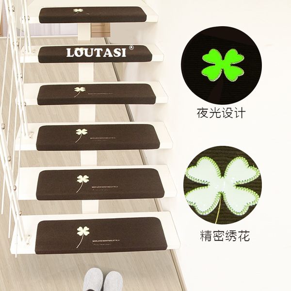 loutasi 5pcs four-leaf pattern stair carpet sets slip resistance stair mats step rugs safe treads soft carpets home decoration
loutasi 5pcs four-leaf pattern stair carpet sets slip resistance stair mats step rugs safe treads soft carpets home decoration