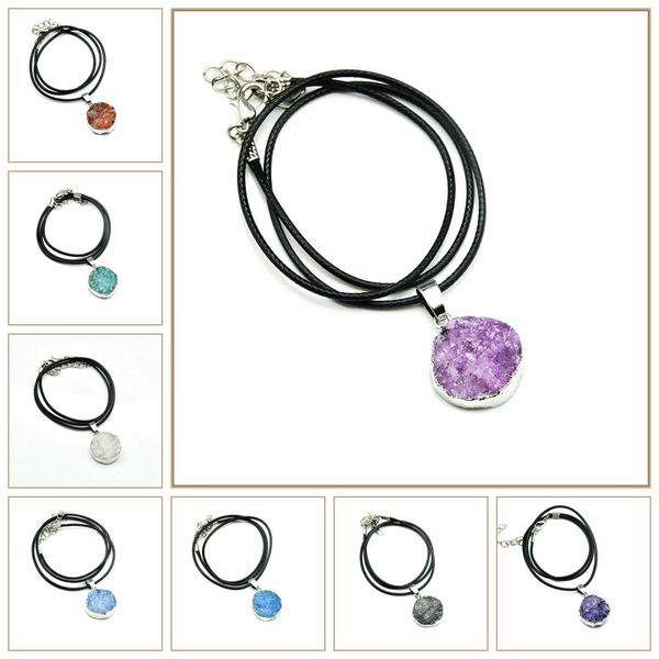 yunten natural crystal cluster necklace pendant necklaces pendants gemstone collares mujer natural stone pendant geometric, Blue;slivery
yunten natural crystal cluster necklace pendant necklaces pendants gemstone collares mujer natural stone pendant geometric, Blue;slivery