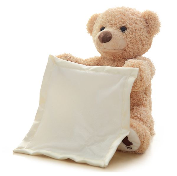 30 cm cute teddy bear hide and seek animated stuffed animal talking bear shy birthday gift for kids
30 cm cute teddy bear hide and seek animated stuffed animal talking bear shy birthday gift for kids