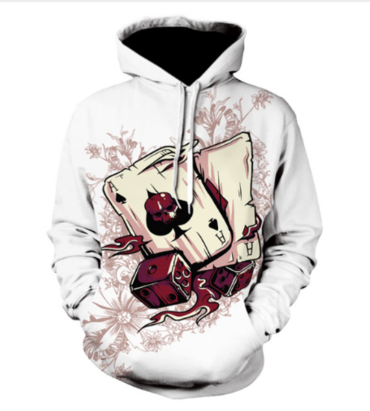new fashion women/men white poker funny 3d printed casual long sleeve autumn winter hoodies sweatshirt k133, Black
new fashion women/men white poker funny 3d printed casual long sleeve autumn winter hoodies sweatshirt k133, Black