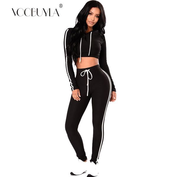 voobuyla women yoga sport suit autumn running set 2 piece female long-sleeved pants outdoor hooded sportswear running clothes, Black;blue
voobuyla women yoga sport suit autumn running set 2 piece female long-sleeved pants outdoor hooded sportswear running clothes, Black;blue