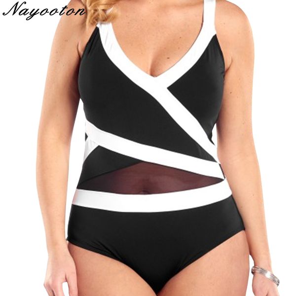 wholesale-women plus size 6xl swimwear 2018 push up new both shoulders bathing suit feminino halter swimsuit solid beachwear monokini, White;black
wholesale-women plus size 6xl swimwear 2018 push up new both shoulders bathing suit feminino halter swimsuit solid beachwear monokini, White;black