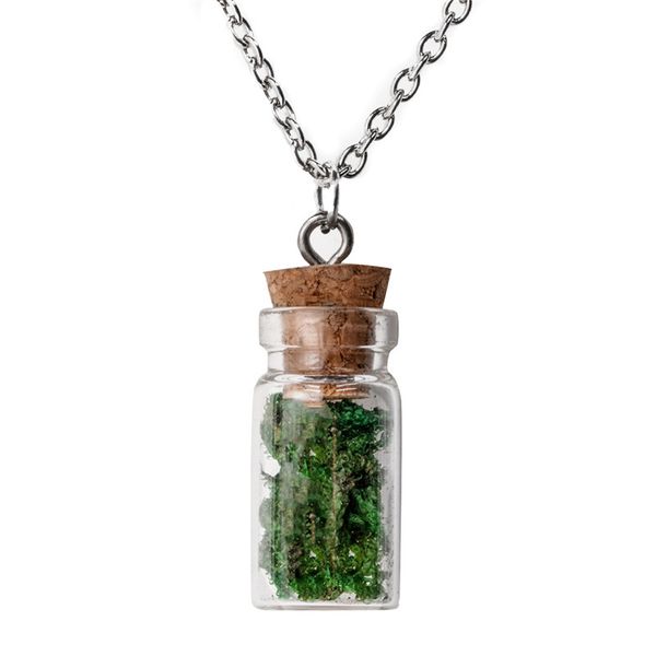 european and american jewelry handmade creative seaweed bottle necklace vintage glass bottle clavicle chain pendant ing, Silver
european and american jewelry handmade creative seaweed bottle necklace vintage glass bottle clavicle chain pendant ing, Silver