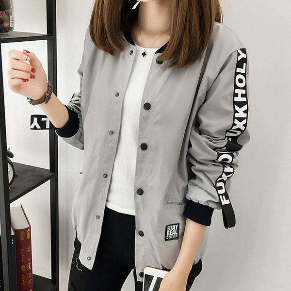woemns jacket spring autumn new women bomber jackets print casual coat female o-neck pockets basic jackets korean style, Black;brown
woemns jacket spring autumn new women bomber jackets print casual coat female o-neck pockets basic jackets korean style, Black;brown