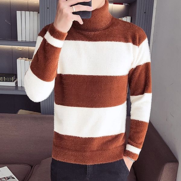 male sweater pullover men rendering trend personality garment casual turtleneck loose long sleeves ing, White;black
male sweater pullover men rendering trend personality garment casual turtleneck loose long sleeves ing, White;black
