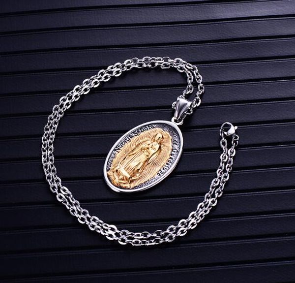 jewelry wholesale manly lady mary pendant european and american titanium steel necklace hanging decorations popular fashion sale, Silver
jewelry wholesale manly lady mary pendant european and american titanium steel necklace hanging decorations popular fashion sale, Silver