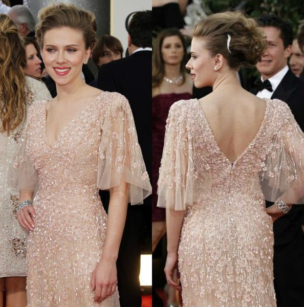 pink 2020 prom dresses 3d floral appliques v neck robes de soiree sequined evening gowns with sleeves special occasion dress, Black
pink 2020 prom dresses 3d floral appliques v neck robes de soiree sequined evening gowns with sleeves special occasion dress, Black
