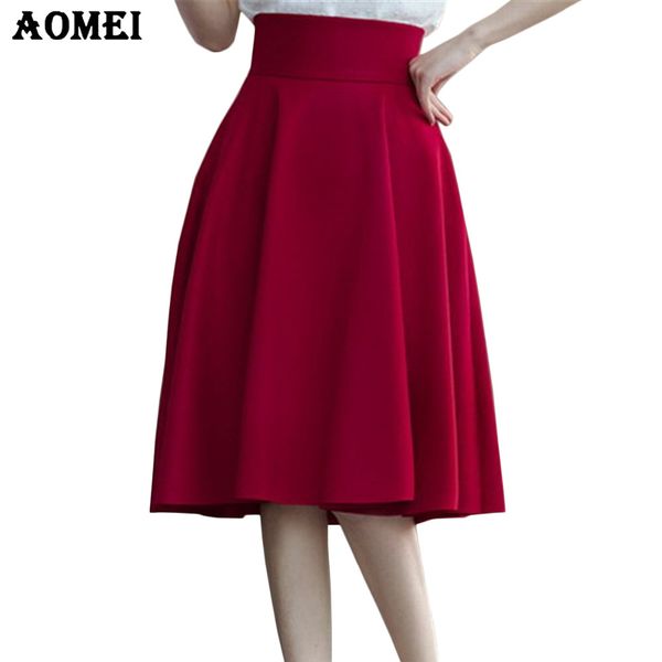 wholesale-high waist pleat elegant skirt green black white knee-length flared skirts fashion women faldas saia 5xl plus size ladies jupe
wholesale-high waist pleat elegant skirt green black white knee-length flared skirts fashion women faldas saia 5xl plus size ladies jupe