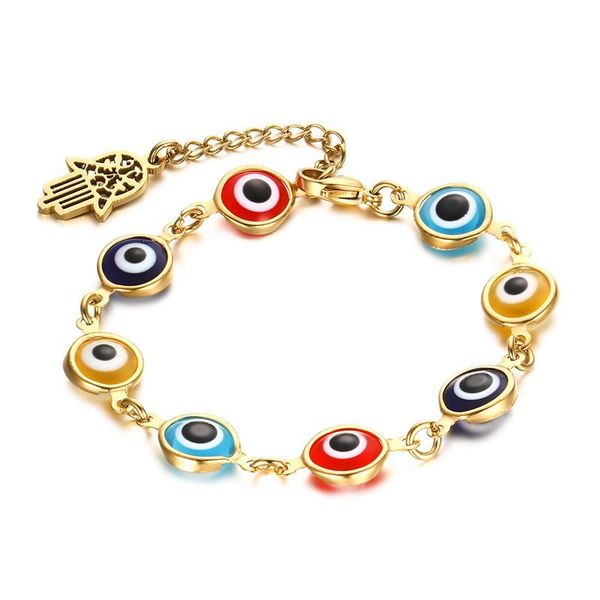 evil multi-color eyes bracelet vintage gold-color hamsa hand bracelets for women adjustable, Golden;silver
evil multi-color eyes bracelet vintage gold-color hamsa hand bracelets for women adjustable, Golden;silver