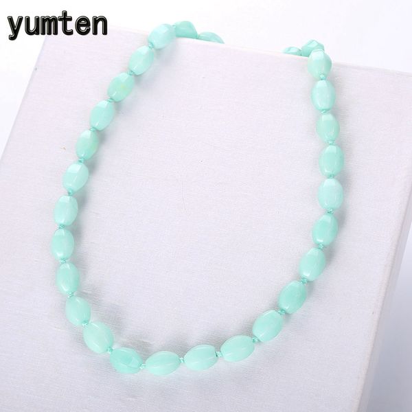 yumten natural chalcedony necklaces bohemia women jewellery gemstone crystal accessories multi-layer irregular stone bead chain, Silver
yumten natural chalcedony necklaces bohemia women jewellery gemstone crystal accessories multi-layer irregular stone bead chain, Silver