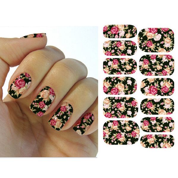new elegant professional water transfer rose flowers pattern nail sticker manicure nail art tools, Black
new elegant professional water transfer rose flowers pattern nail sticker manicure nail art tools, Black