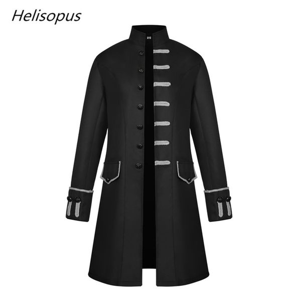 helisopus fashion new men's jacket gothic steampunk men long jacket long steam medieval vintage stand collar coat windbreaker, Black;brown
helisopus fashion new men's jacket gothic steampunk men long jacket long steam medieval vintage stand collar coat windbreaker, Black;brown