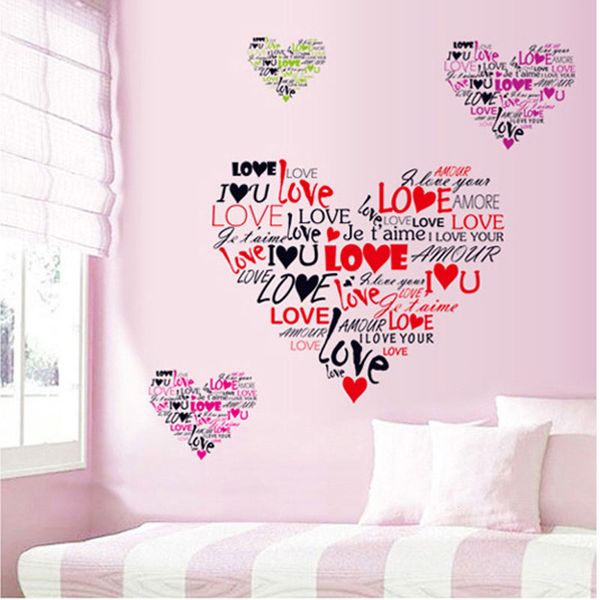heart love wall stickers 3d art home room wall decor decals for living room bedroom decoration diy home decor
heart love wall stickers 3d art home room wall decor decals for living room bedroom decoration diy home decor