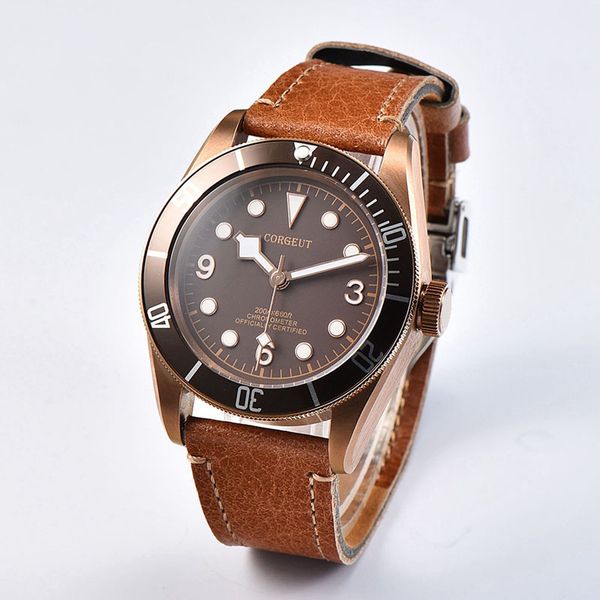 corgeut 41mm mens automatic watch, brass pvd coated ss case coffee dial mechanical watches miyota 8215 move't clock ca2010bz, Slivery;brown
corgeut 41mm mens automatic watch, brass pvd coated ss case coffee dial mechanical watches miyota 8215 move't clock ca2010bz, Slivery;brown