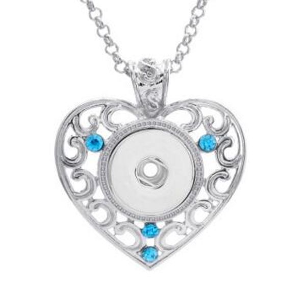 noosa pendant metal ginger snap button heart pendants necklace with crystal jewelry noosa button necklaces 3 colors, Silver
noosa pendant metal ginger snap button heart pendants necklace with crystal jewelry noosa button necklaces 3 colors, Silver