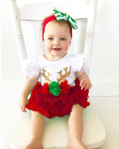 girls christmas set baby girl flying sleeve sequin christmas deer romper set + red mesh tutu skirt 2pcs/set baby girl deer outfits, White
girls christmas set baby girl flying sleeve sequin christmas deer romper set + red mesh tutu skirt 2pcs/set baby girl deer outfits, White