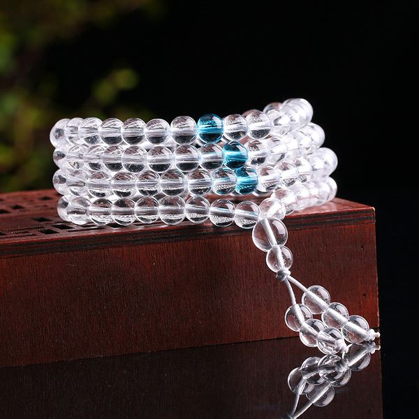 clear crystal beads bracelet 108 prayer beads buddhist prayer bracelet for meditation women men fashion pulseras, Black
clear crystal beads bracelet 108 prayer beads buddhist prayer bracelet for meditation women men fashion pulseras, Black