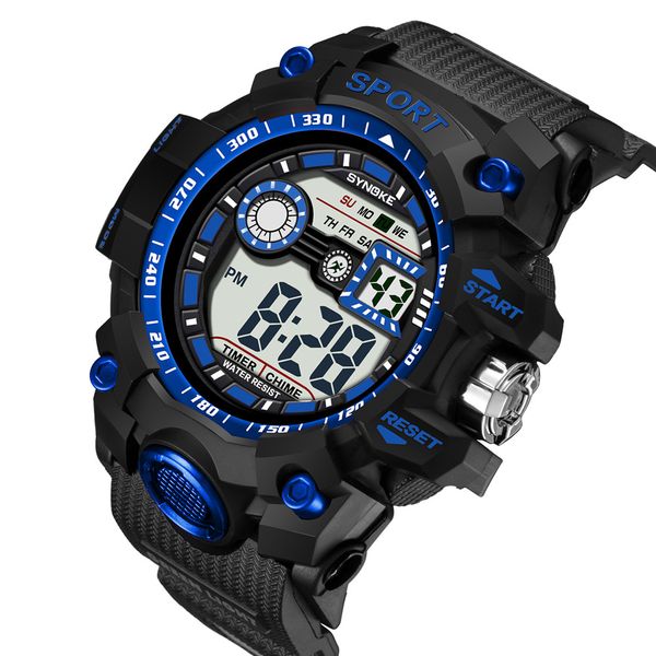 synoke multi-function 50m waterproof watch led digital double action watch women sport silicone electronic sport, Slivery;brown
synoke multi-function 50m waterproof watch led digital double action watch women sport silicone electronic sport, Slivery;brown
